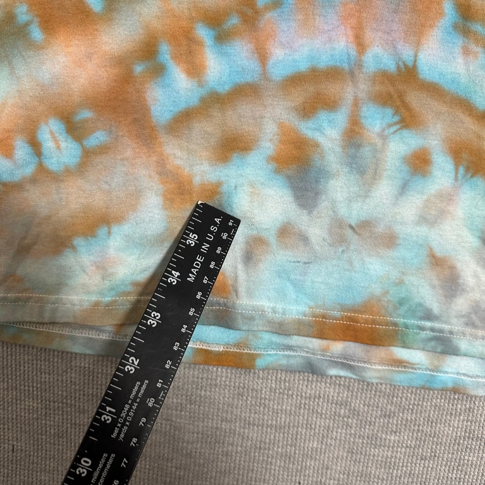 Hanes Heavyweight Barack Obama Tie Dye Graphic T-Shirt Multicolor Mens Size XL - Picture 3 of 16
